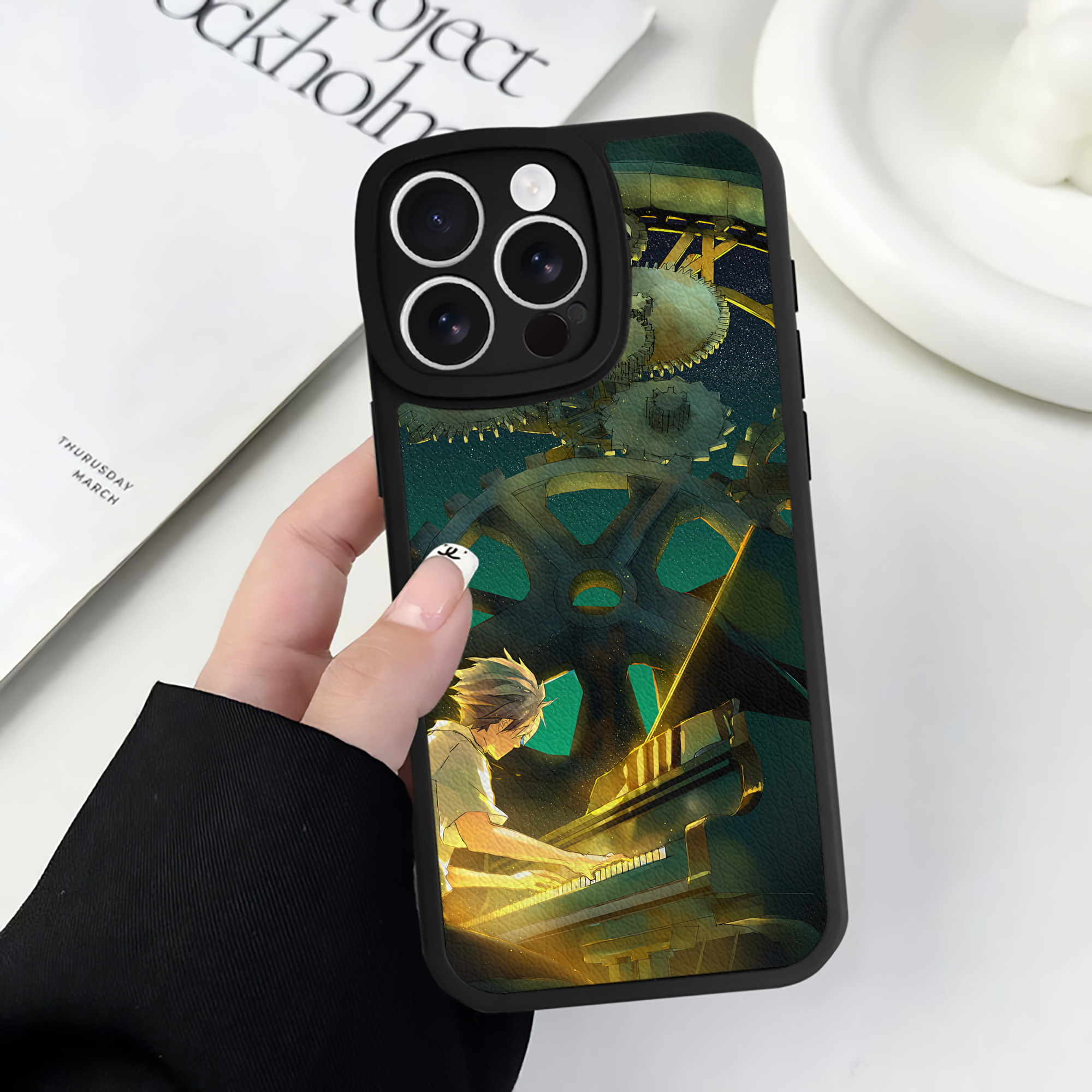 （画像用） EVA 新世紀エヴァンゲリオン 【iPhone 16シリーズ対応】シリコンスマホケース（レザー調） 材質：シリコン